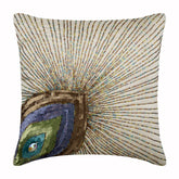 Peacock Beauty Pillow Cover