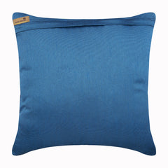 Peacock Blue Ivy Decorative Euro Sham