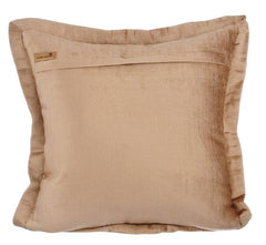 Pearl Beige Crystal Palace - Pearl Beige Velvet Throw Pillow Cover