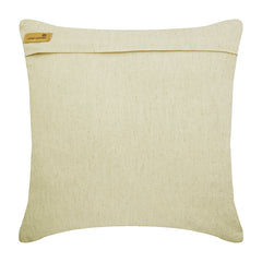 Pearl Drops Ivy - Natural Beige Cotton Linen Throw Pillow Cover