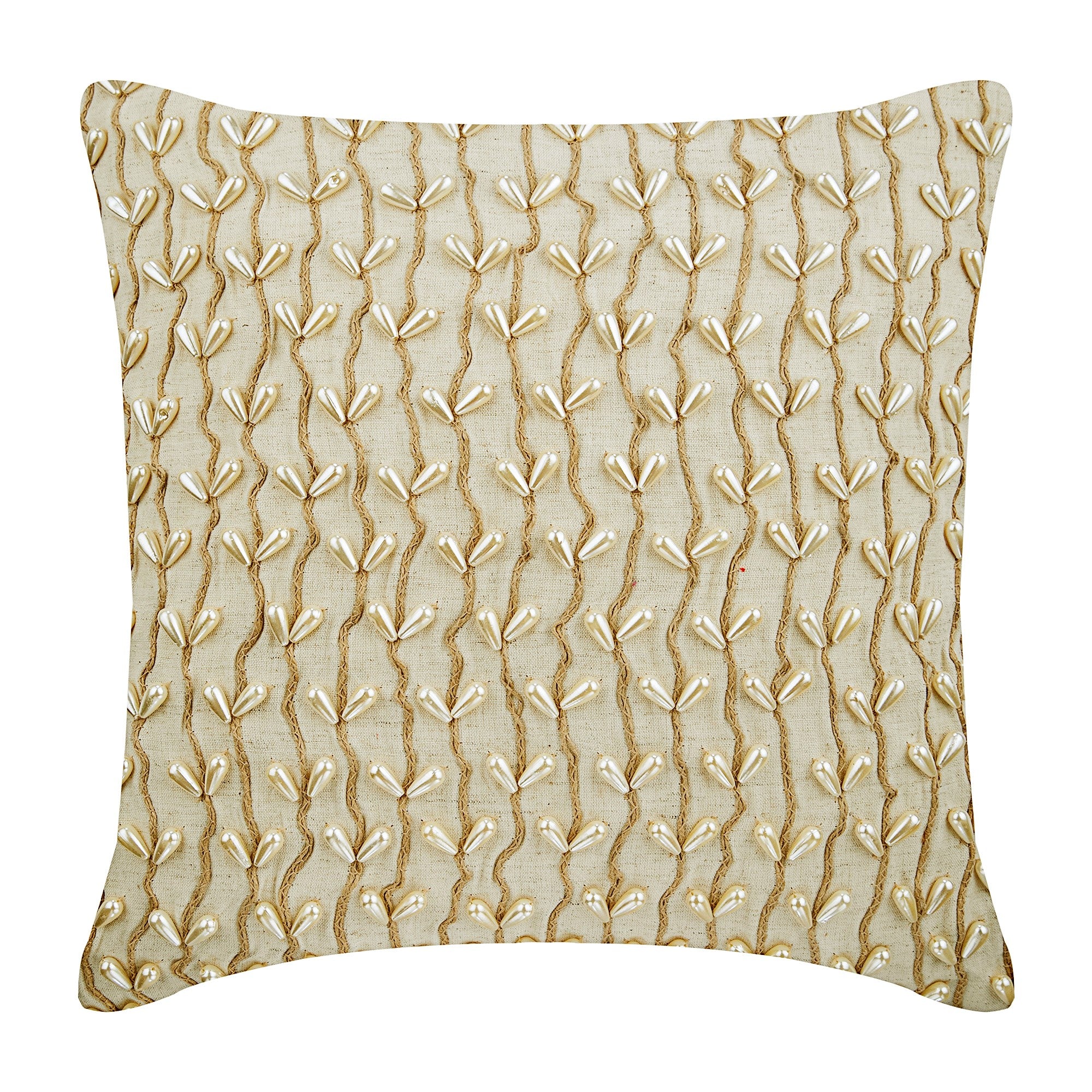 Pearl Drops Ivy Pillow Cover