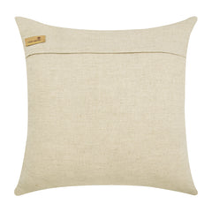 Pearl Haven - Natural Beige Cotton Linen Decorative Euro Sham