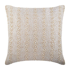 Pearl Ivy - Pearl Ivory Art Silk Decorative Euro Sham