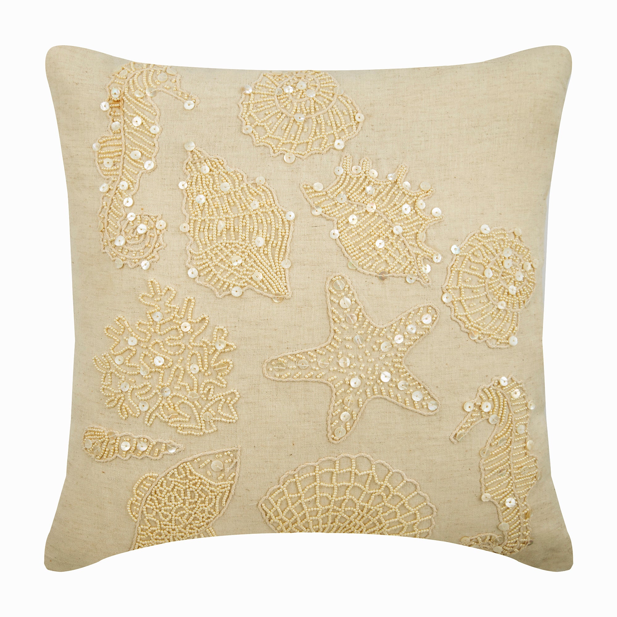 Pearly Sea Bed Pillow Cover