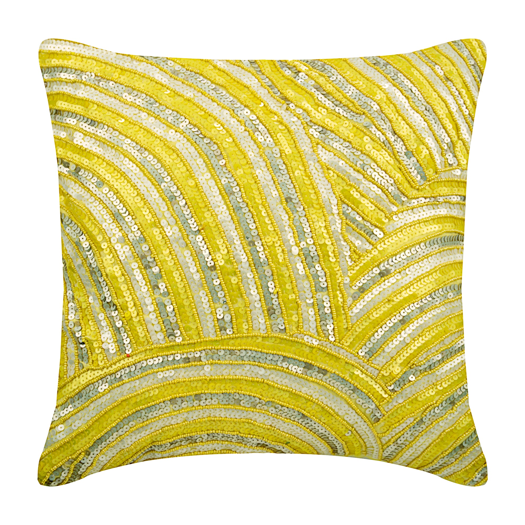 Pearly Yellow Pillow Cover