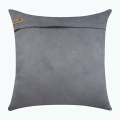Penthouzz - Gray Suede Decorative Euro Sham