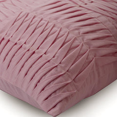 Pinch Of Love - Pink Cotton Linen Decorative Euro Sham