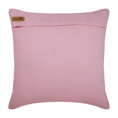 Pinch Of Love - Pink Cotton Linen Decorative Euro Sham