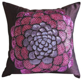 Pink Wildflower Pillow Cover