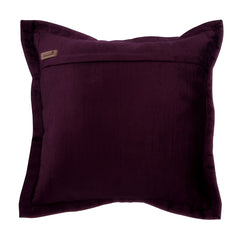Plum Crystal Palace - Plum Velvet Decorative Euro Sham