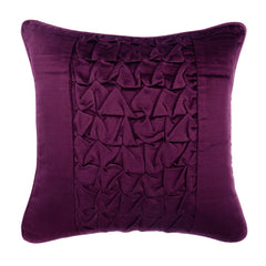 Plum Knots - Plum Velvet Decorative Euro Sham