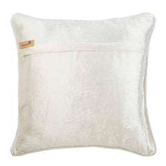 Plummy Leaves - Plum Velvet Throw Pillow Cover