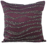 Purple Ripples Swirl Decorative Euro Sham