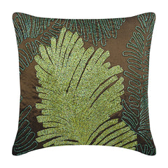Rain Forest Sequins Decorative Euro Sham