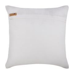 Rainbow Streaks - White Cotton Linen Decorative Euro Sham