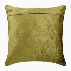 Rhinestone Jaal - Sage Green Velvet Throw Pillow Cover