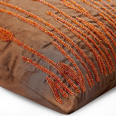 Rusted Beauty - Rust Art Silk Decorative Euro Sham