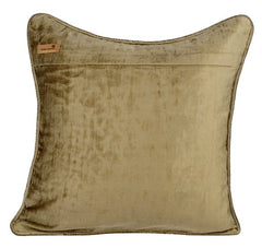 Sage Green Knots - Sage Green Velvet Throw Pillow Cover