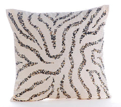 Sequin Whirlpool Pillow Cover