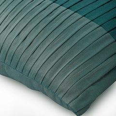 Shades Of Teal - Teal Blue Art Silk Throw Pillow Cover