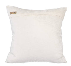 Sharing My Charm - White Velvet Decorative Euro Sham