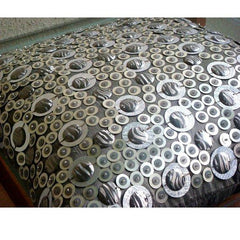 Shiny Disco Balls - Silver Art Silk Decorative Euro Sham