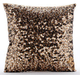 Shocker Gold Sequins Decorative Euro Sham