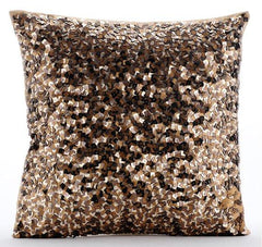 Shocker Gold Sequins Decorative Euro Sham