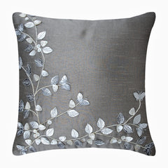 Silver Beauty Pillow Cover