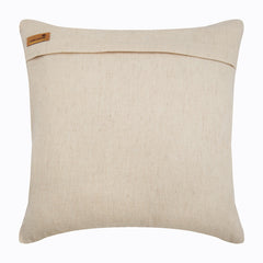 Silver Charmer - Beige Linen Decorative Euro Sham