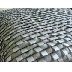 Silver Gray Lining - Silver Faux Suede Decorative Euro Sham