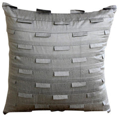 Yellow Ocean - Yellow Art Silk Throw Pillow Cover