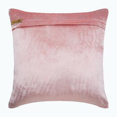 Silver Plated - Pink Velvet Decorative Euro Sham