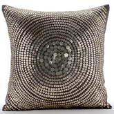 Silver Pop Pillow Cover