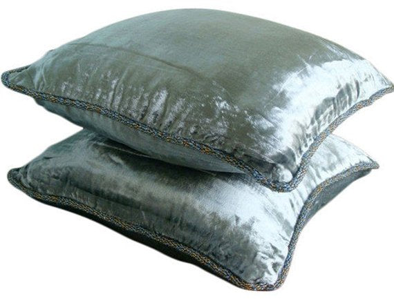 Silver Shimmer Pillow Cover