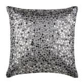 Silver Shine Silk Decorative Euro Sham