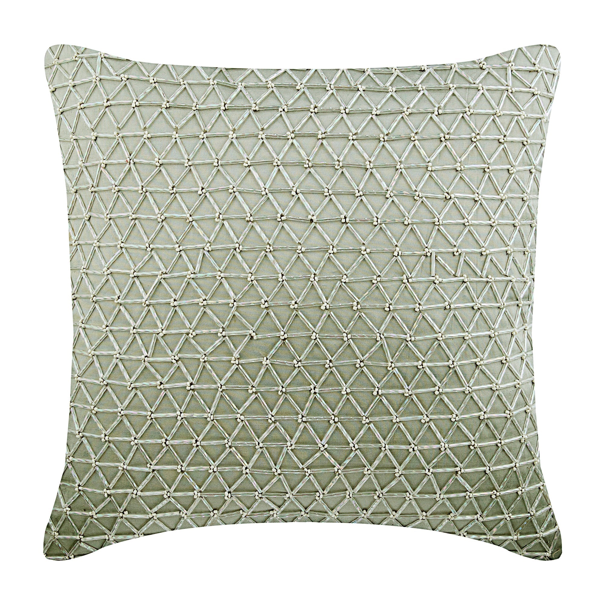 Silver Tower Pillow Cover