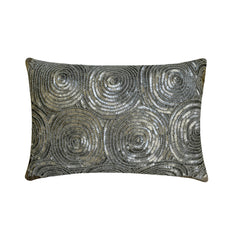 Silver Touch - Art Silk Silver Decorative Standard & King Shams