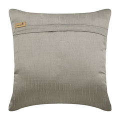 Sizzle - Gray Art Silk Decorative Euro Sham