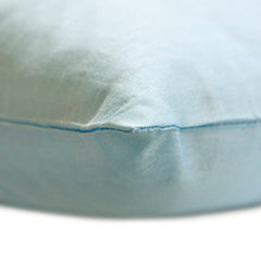 Sky Blue Love - Sky Blue Art Silk Decorative Euro Sham