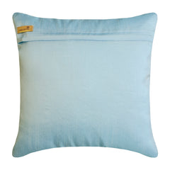 Sky Blue Love - Sky Blue Art Silk Throw Pillow Cover