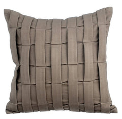 Grey Love Tune - Gray Suede Throw Pillow Cover