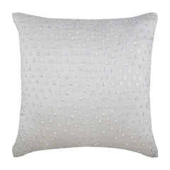 Snow Queen - White Art Silk Decorative Euro Sham