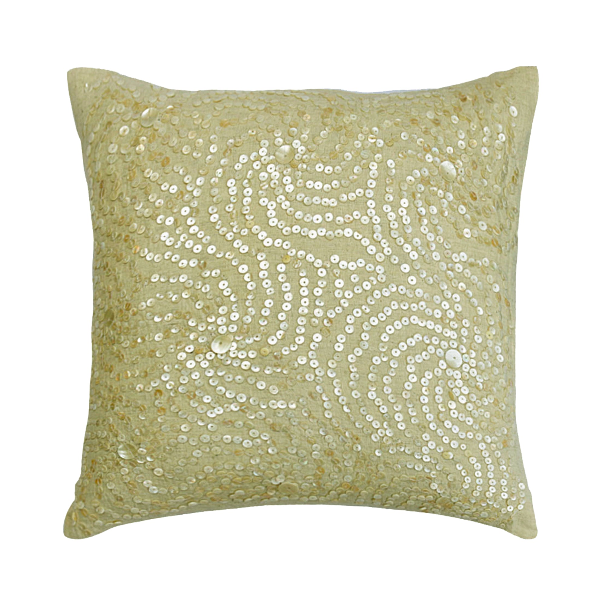 Natural Beige Cotton Linen Throw Pillow Cover Splash Of Paradise