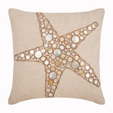 Starfish Coated Pearl Pillow Cover