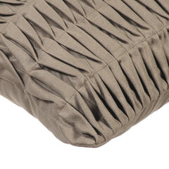 Stone Grey Wind Folds - Stone Gray Suede Throw Pillow Cover