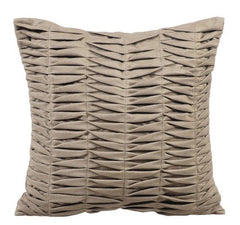 Stone Grey Wind Folds Euro Sham