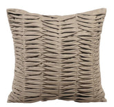 Stone Grey Wind Folds Pillow Cover