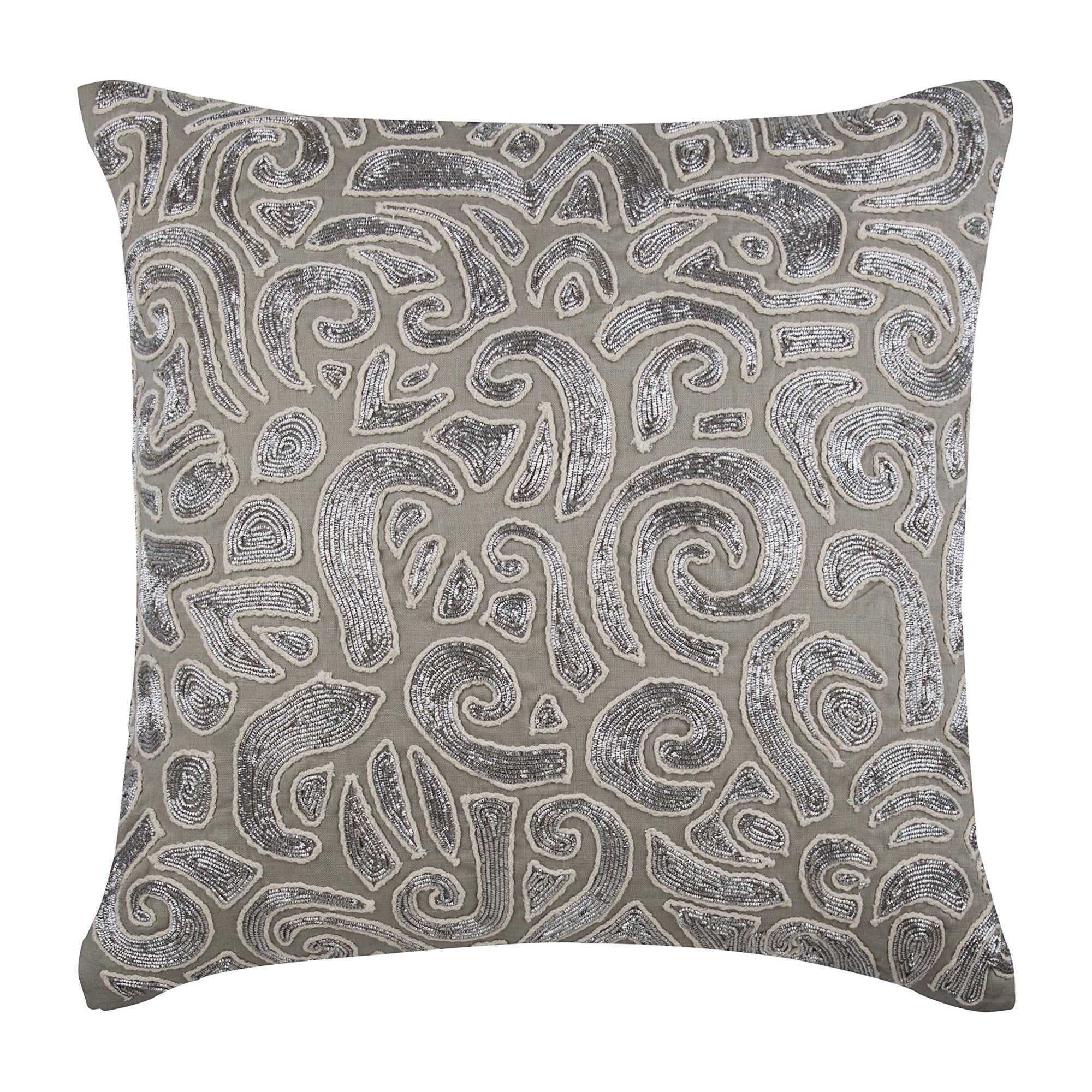 Taupe Carnival Pillow Cover