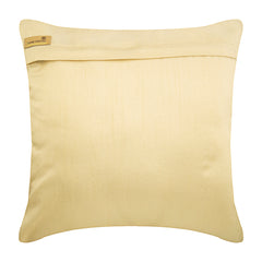 Tea Party - Brown Faux Leather Decorative Euro Sham